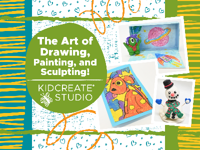 Kidcreate Studio - Fayetteville. The Art of Drawing, Painting, and Sculpting! Summer Camp (5-12 Years)